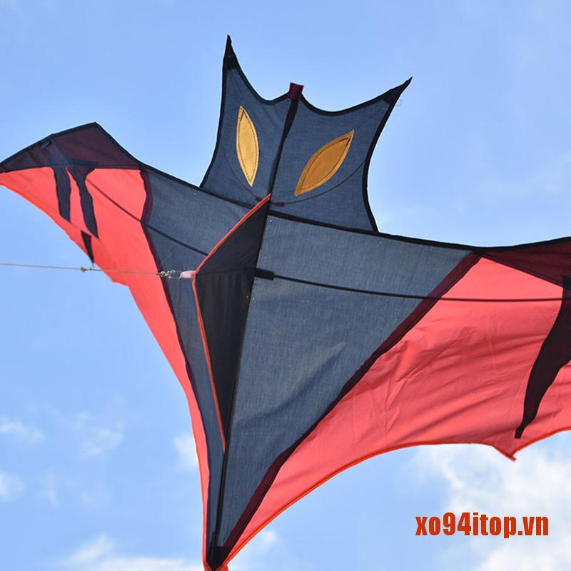 XOTOP New Vampire Bat Kite red Easy to Fly Great Gift Outddoor Sports