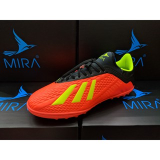 Giày đá banh sân cỏ nhân tạo MIRA (đế TF) - Màu cam - MR05