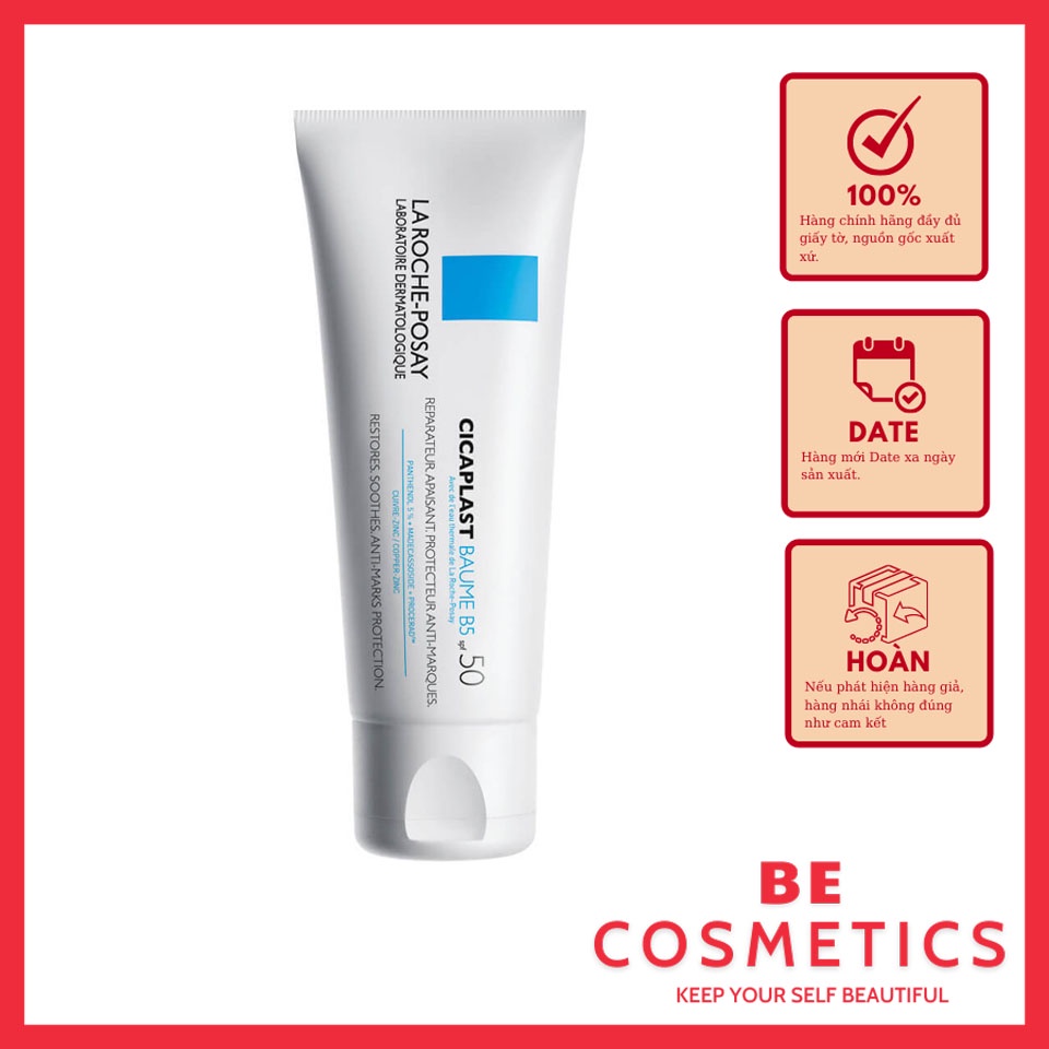 Gel Dưỡng Ẩm Cicaplast Baume B5 La Roche-Posay Dạng Gel Phục Hồi Da - Gel B5 Tái Tạo Da, Mờ Sẹo