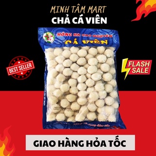 Cá viên gói - cá viên chiên ăn vặt, thả lẩu gói 500g
