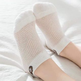 SET 5 ĐÔI TẤT LƯỚI CỔ GẤU CHO BÉ
