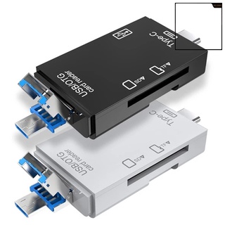 Đầu đọc thẻ nhớ usb 2.0 type-c đa năng 3 trong 1 tiện dụng