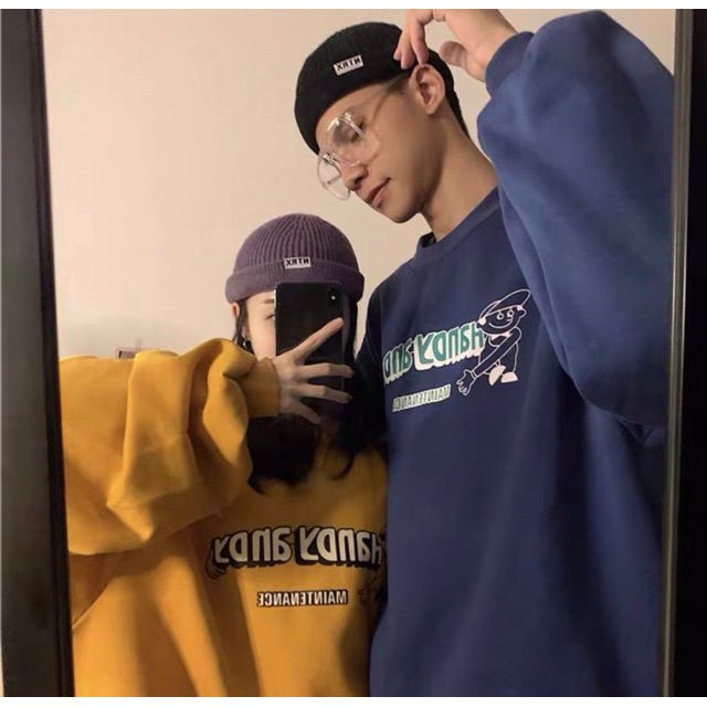 (Order) Áo sweater nỉ đôi couple bông HANDY-ANDY - Có ảnh thật