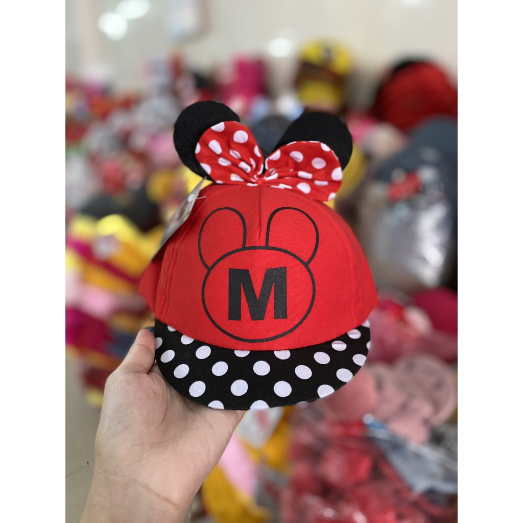 Mũ MICKEY tai cho trẻ sơ sinh đến 2 tuổi