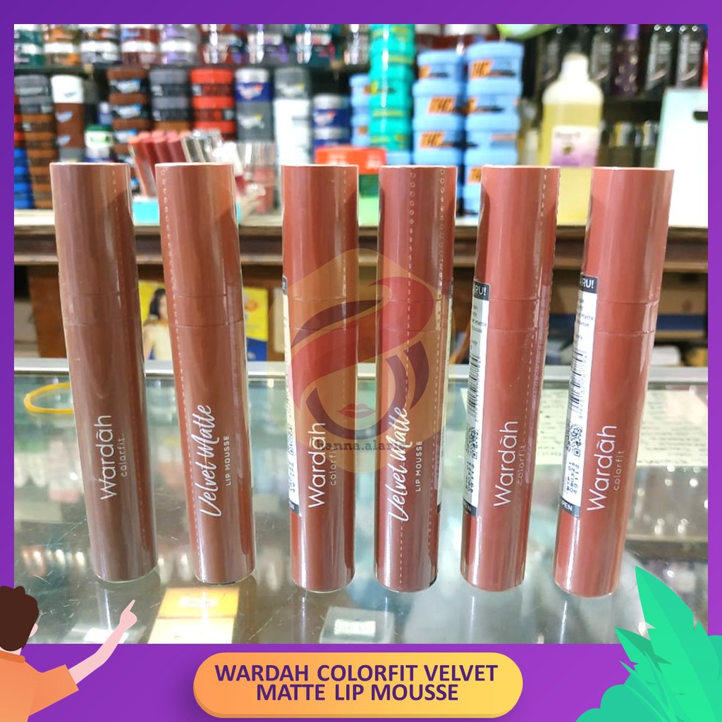(hàng Mới Về) Son Lì Wardah Colorfit Lâu Trôi Mềm Mượt Như Nhung