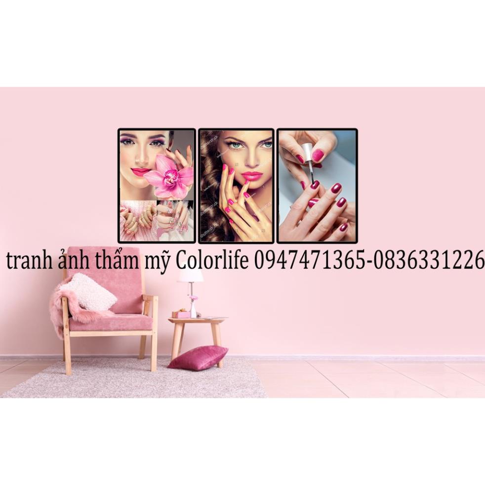 TRANH TRANG TRÍ TIỆM NAIL TRANH NAIL SIÊU ĐẸP GIÁ XƯỞNG B36 ColorLife SIÊU BỀN BẢO HÀNH 2 NĂM
