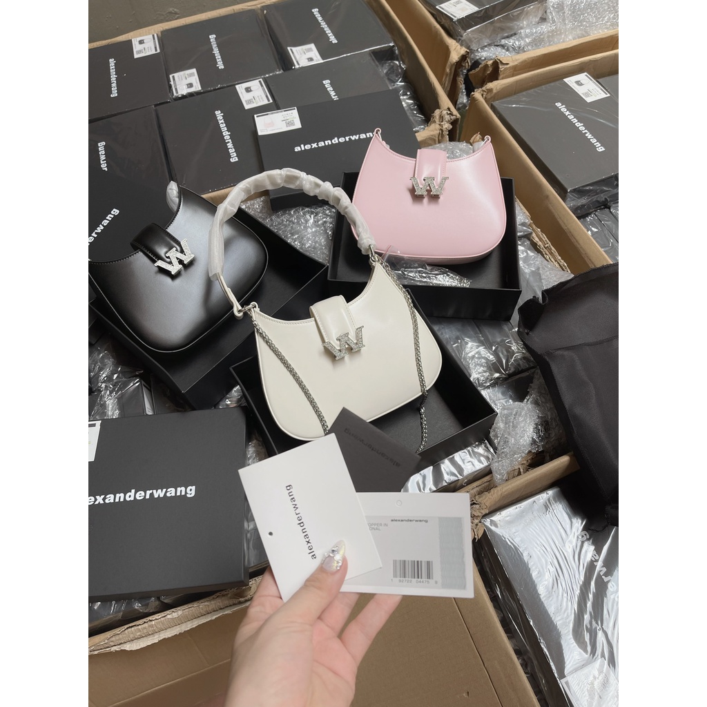 Túi cặp nách chữ W mã mới size 22cm kèm dây đeo chéo cực xinh