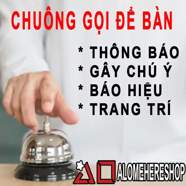 Chuông gọi để bàn checking khách sạn, thông báo, gây chú ý