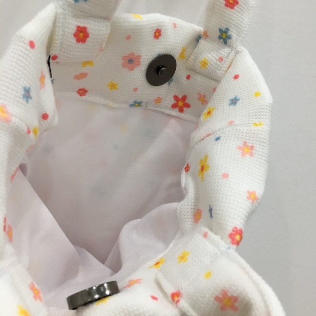 Túi tote xách tay handbag hoa nhí vintage