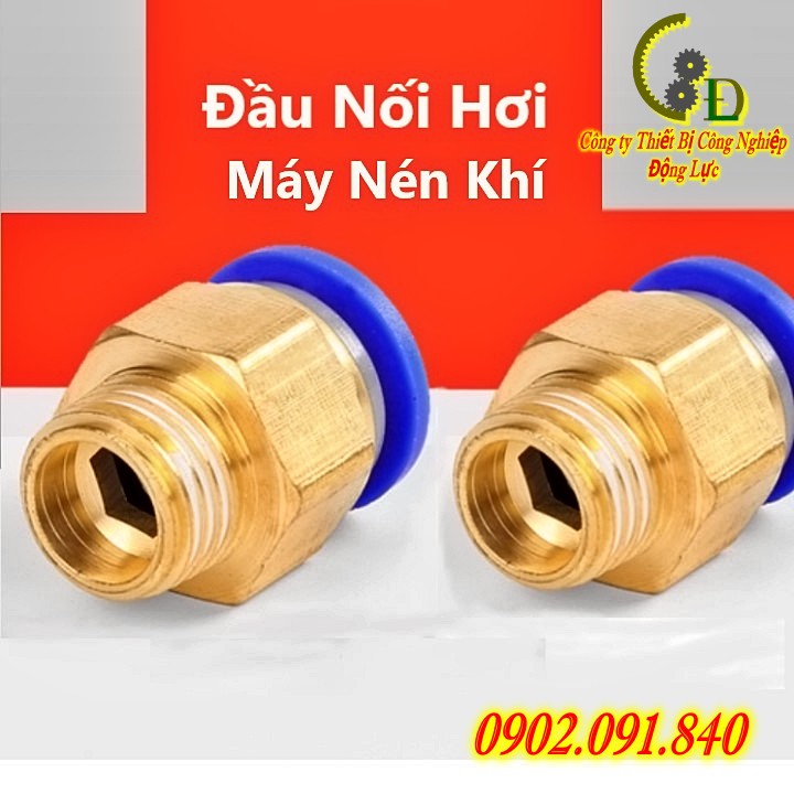 khớp ( van ) nối nhanh ống hơi ✴️VIP✴️ cút nối ( đầu nối ) nhanh máy nén khí PC06-M5/ PC06-01/ PC06-01/ PC08-01/ PC08-0