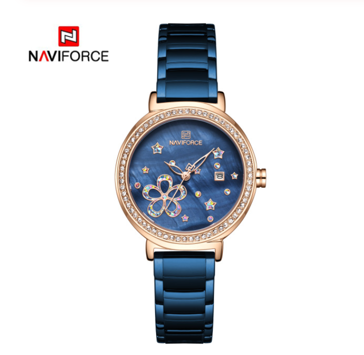 NAVIFORCE NF5016 Women Casual Fashion Mesh Band Quartz Watch