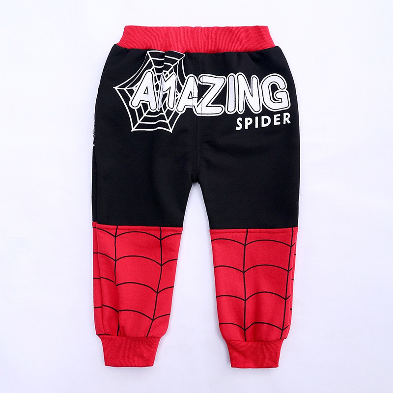 Adorable Spider-Man T-shirt+pants+jacket set for kids