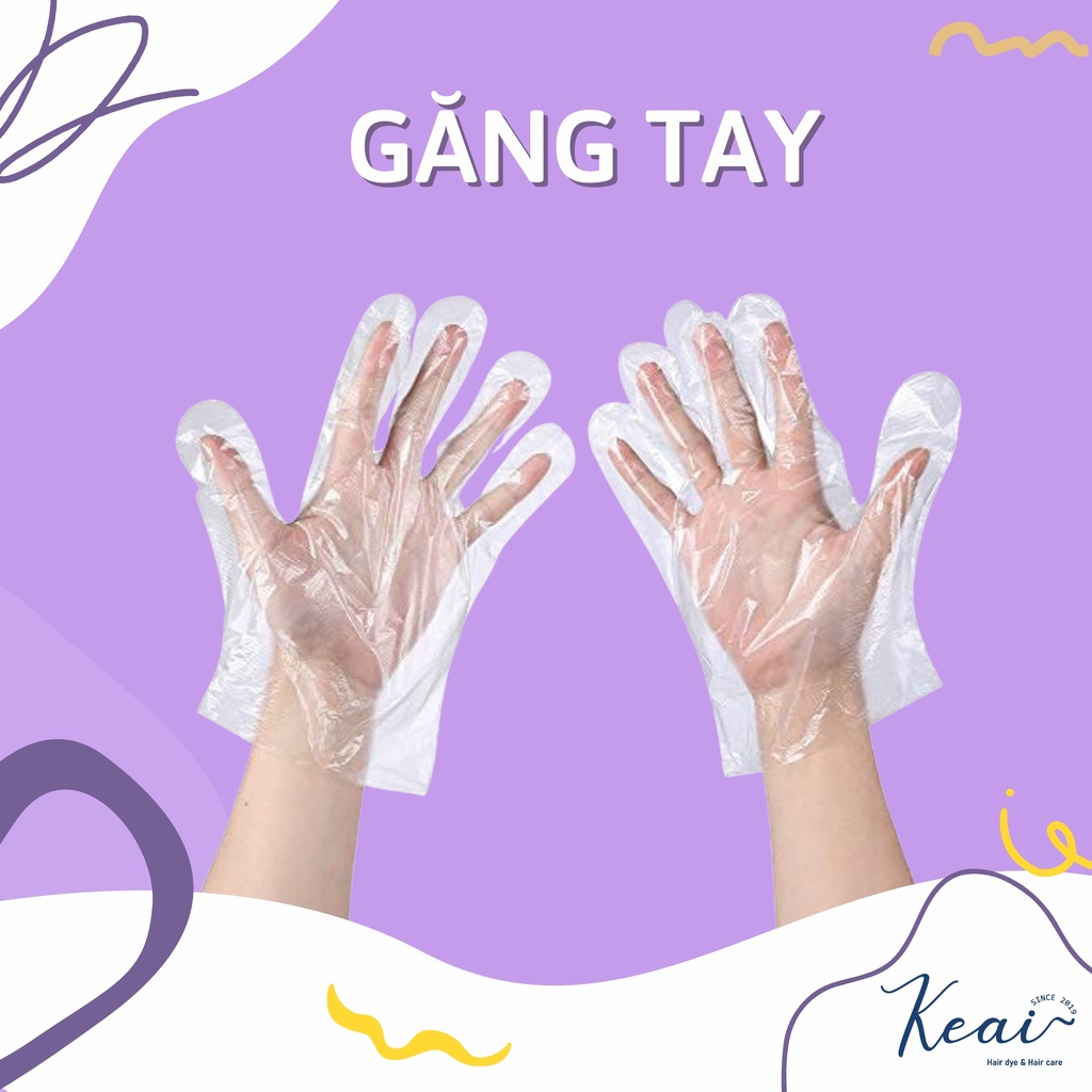 Găng Tay Nilong Tặng Kèm - Găng Tay Gội Đầu, Nhuộm Tóc Tại Nhà - Keai hair dye