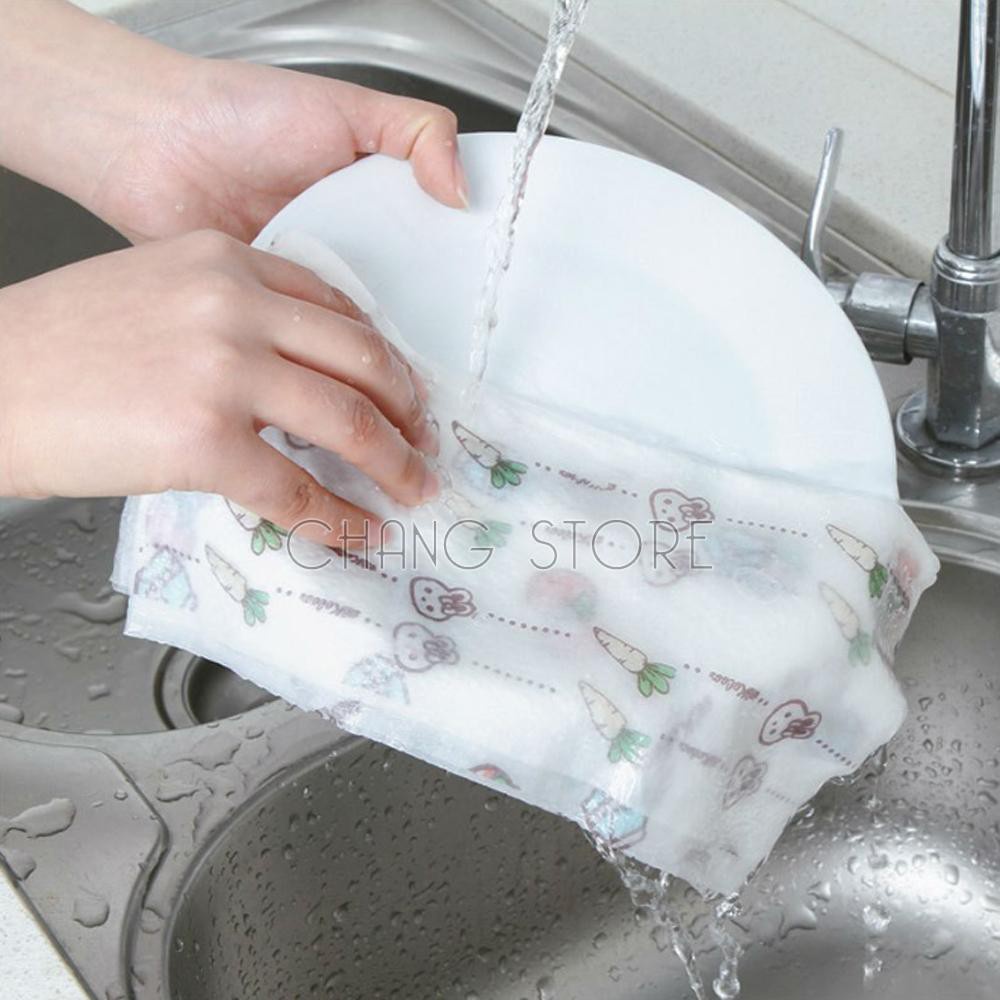 Cuộn Khăn Giấy Lau Bếp Đa Năng 80 Tờ Tái Sử Dụng Siêu Tiết Kiệm Làm Sạch Mọi Bề Mặt
