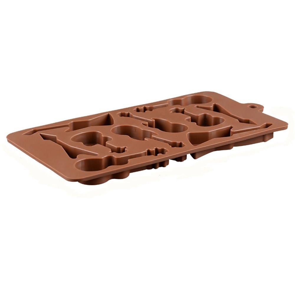 Khuôn Silicone Tạo Hình Đàn Ghita Trang Trí Bánh
