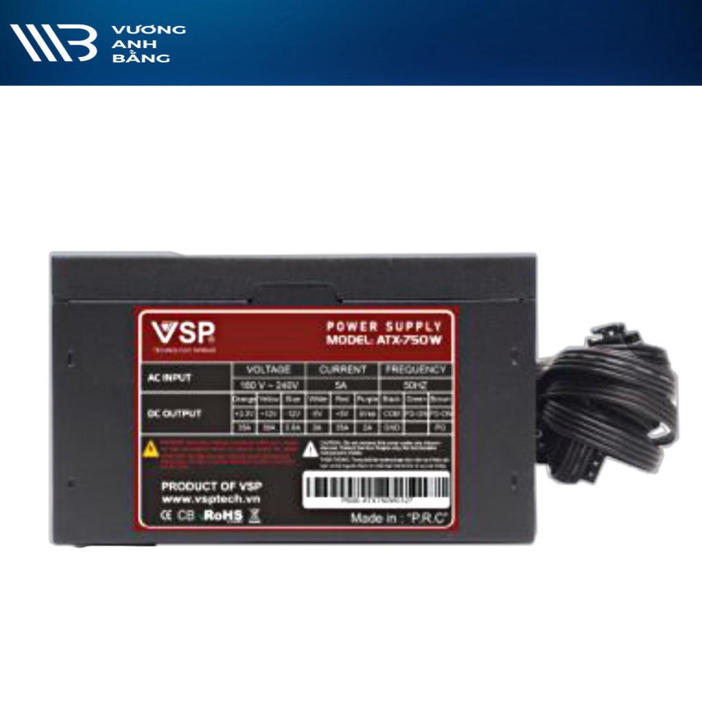 Nguồn VISION 750W - Hàng Chính Hãng