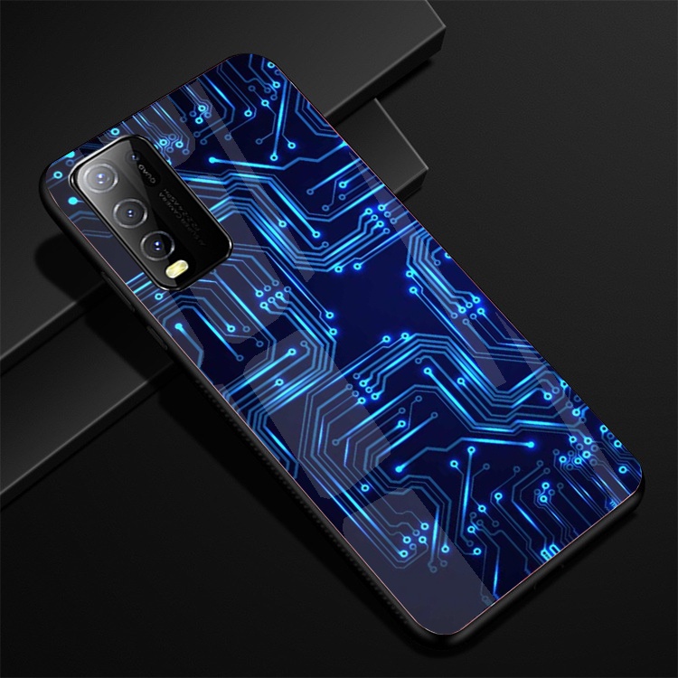 Ốp Lưng Kính VIVO Y20,Y20S, Y12S Hình in 3D sáng bóng cao cấp