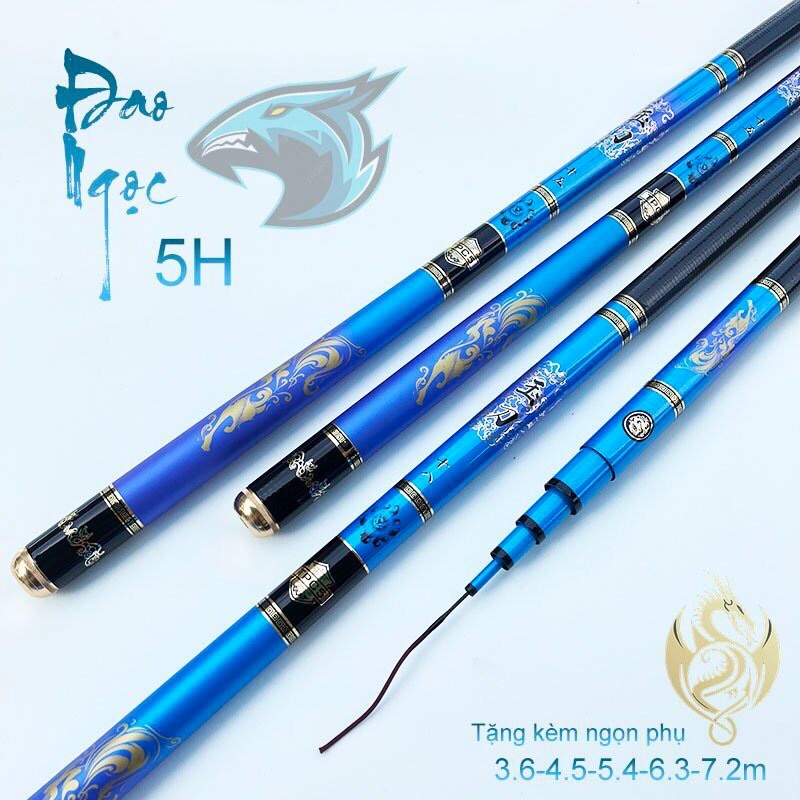 Cần cau tay Đao Ngọc 5H28 tặng kèm ngọn phụ