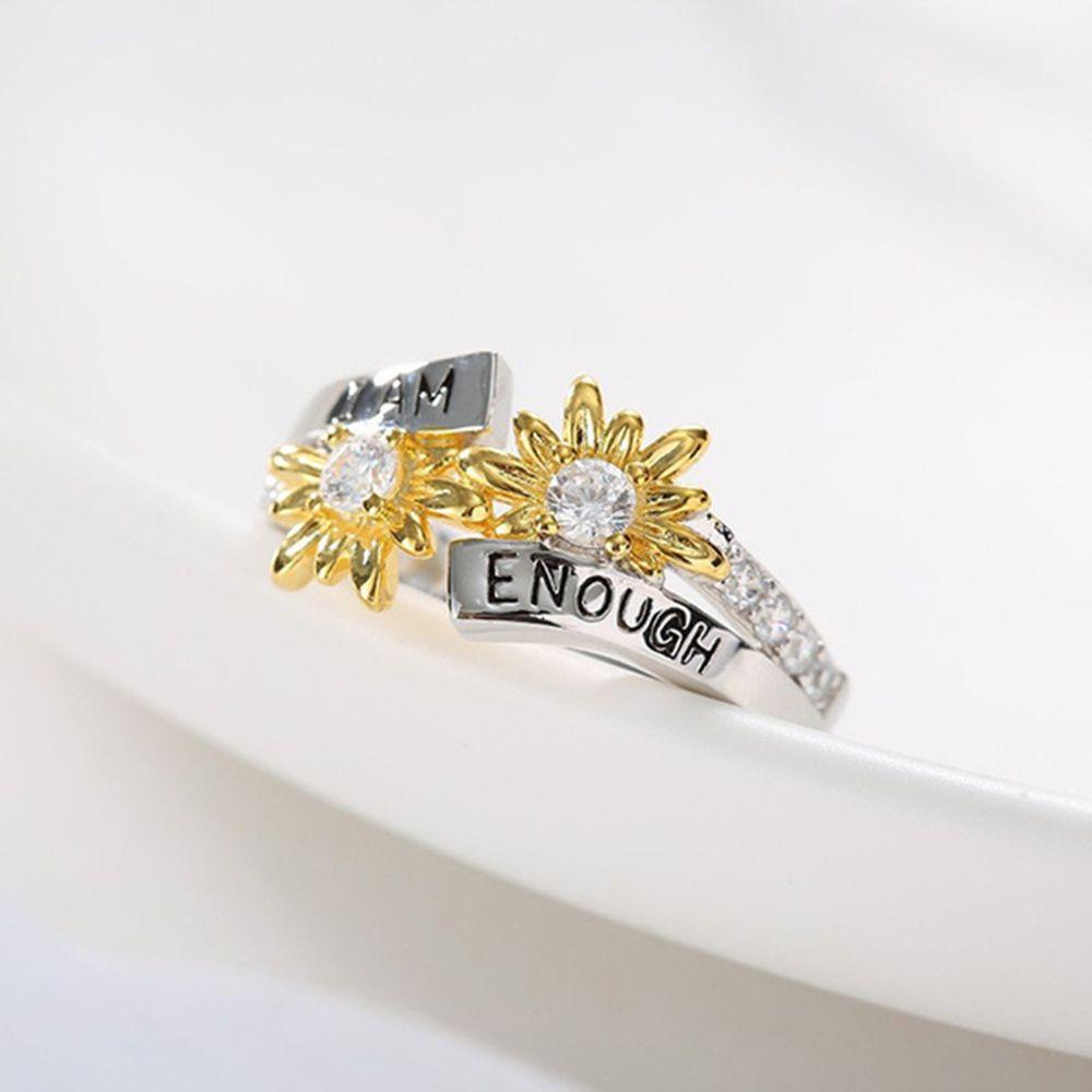 Nhẫn Đeo Khớp Ngón Tay Thời Trang Chữ Tiếng Anh I AM E-NOUGH