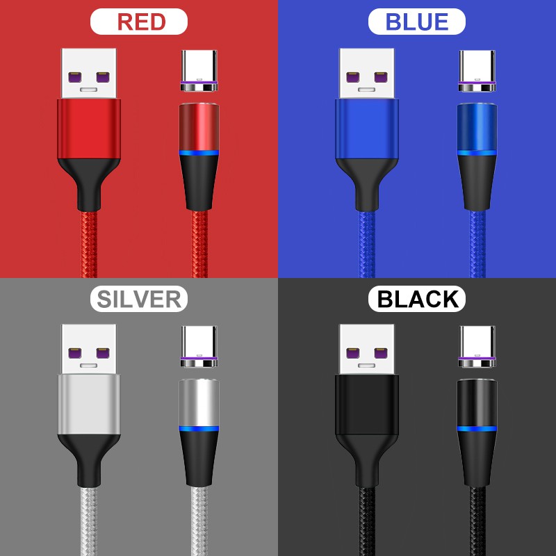 TBTIC Magnetic Charger Cable USB Type C For Samsung S20 S21 S8Plus For iPhone Mobile Phone Magnet Usb Charge Wire