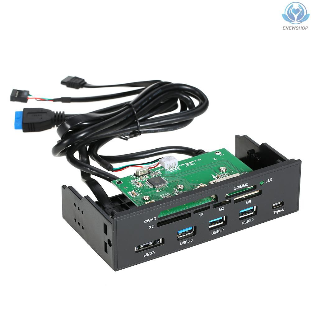 Đầu Đọc Thẻ Nhớ Đa Năng Stw 5.25 &quot;kèm Dây Cáp Usb 3.1 Usb 3.0 Cf Md Xd Mmc Tf M2 Ms