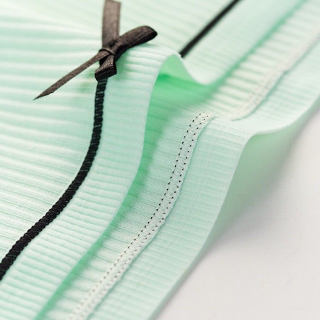 [Mã SKAMPUSH11 giảm 10% đơn 200k] Đồ Lót Nữ ❤️FREESHIP❤️Quần Lót Cotton Tăm Viền Kẻ Phối Nơ | BigBuy360 - bigbuy360.vn