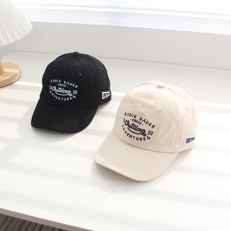 Mũ lưỡi trai thêu chữ đơn giản phong cách Hàn Quốc cho bé