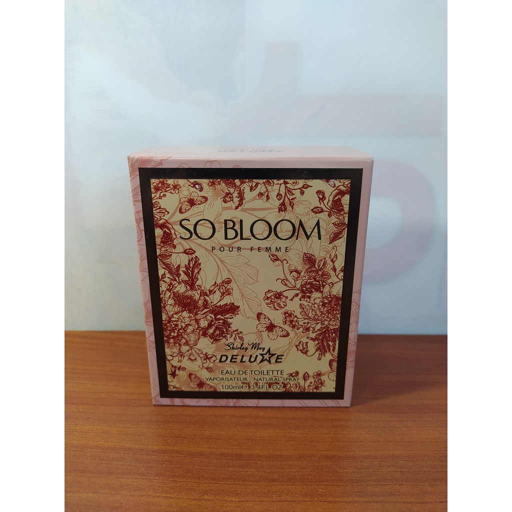 Nước hoa cao cấp NỮ nhập khẩu Dubai Shirley May Deluxe So Bloom Eau De Toilette Pour Femme - 100 ml