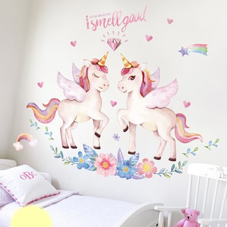Decal dán tường Kì lân cho bé