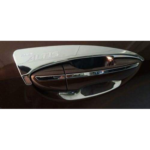 Bộ ốp Hõm cửa mạ crom Toyota Altis các form 2015 đến 2020