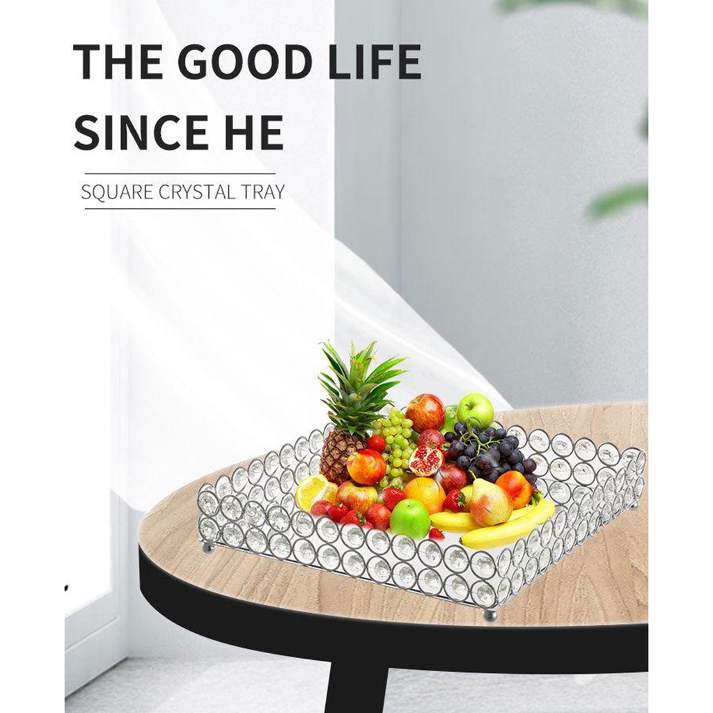 [szsirui] Khay Chữ Nhật Đựng Nước Hoa / Mỹ Phẩm / Đồ Trang Sức / Trang Điểm / Phòng Tắm / Phòng Ngủ Màu Vàng Đồng