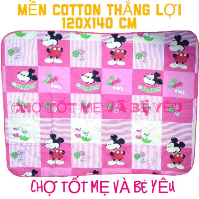 CHĂN/MỀN COTTON THẮNG LỢI KHỔ LỚN 120X140CM