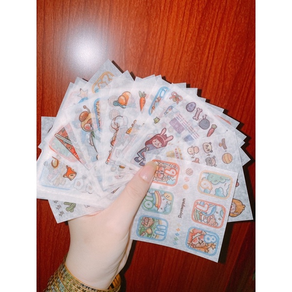 Sticker hình dán trang trí dễ thương