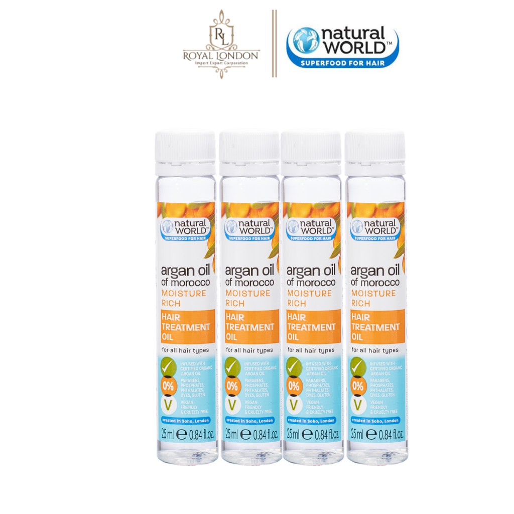 Dầu dưỡng tóc Argan oil of Morocco NATURAL WORLD 25ml | BigBuy360 - bigbuy360.vn