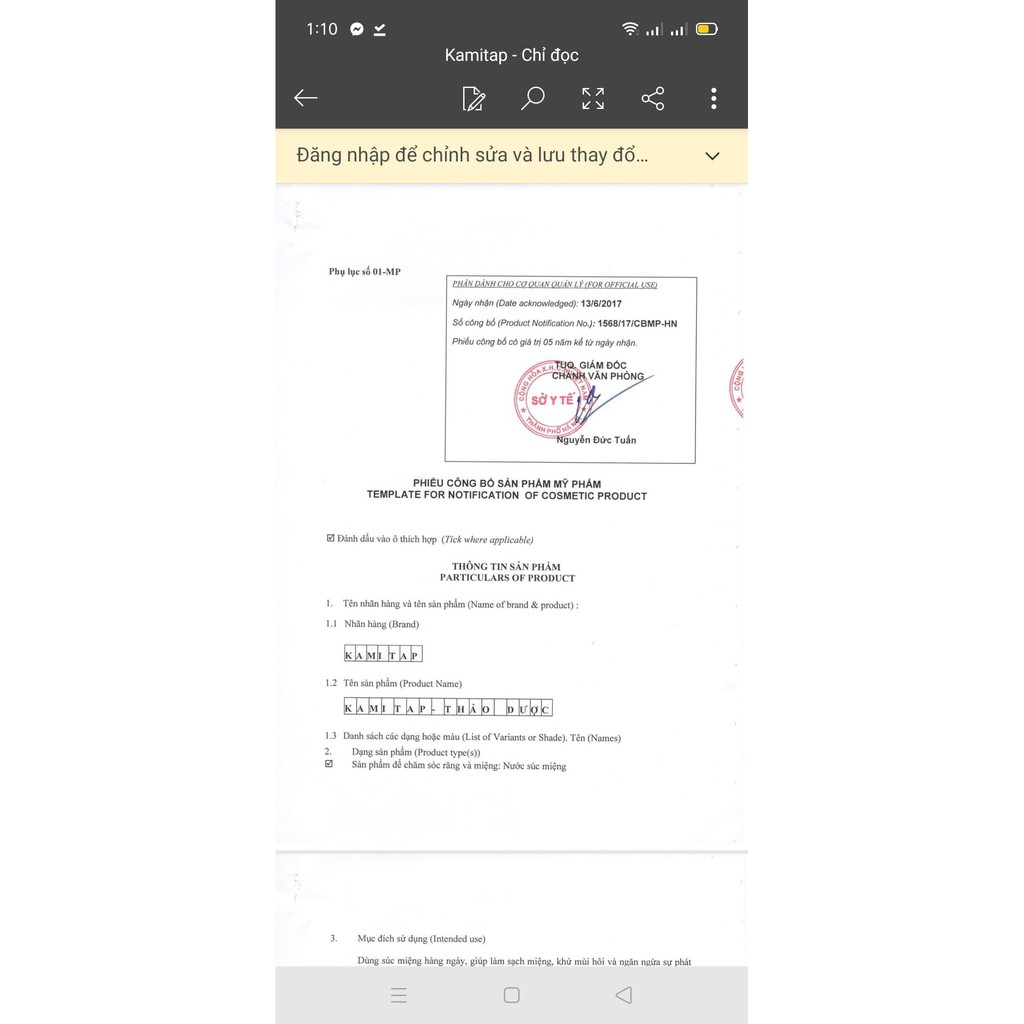 Kamitap Thảo Dược 10g Không Lo Nỗi Đau Nhiệt Miệng | BigBuy360 - bigbuy360.vn
