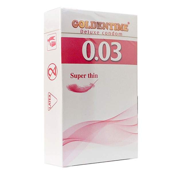 Combo 2 hộp bao cao su Michio, Golden time, bao cao su siêu mỏng, gai nhỏ, kéo dài thời gian, hộp 12 bcs