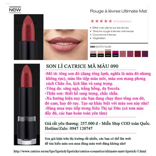 Son Catrice 090 - hàng xách tay Đức có tem đầy đủ.