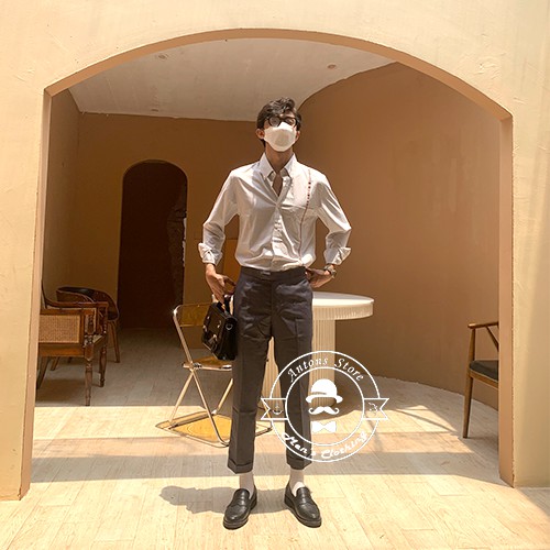 Sơ mi Thom Browne Kẻ Nhỏ Sọc Túi
