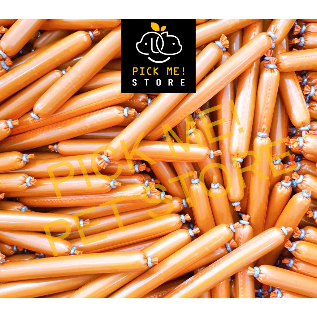 [15g/cây ] Xúc Xích Thưởng Ăn Liền Cho Chó Mèo, Hamster, Thú Cưng - Giàu Dinh Dưỡng, Vitamin, Đạm