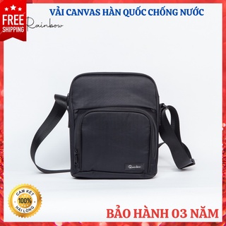 Túi đeo chéo nam đựng ipad, chất vải canvas Hàn Quốc chống nước - Hàng chính hãng - Bảo hành 03 năm