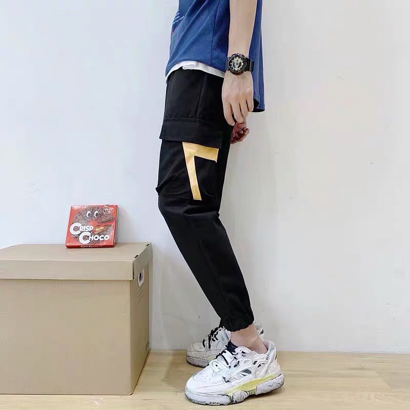 &lt;FREE SHIP&gt; Quần jogger túi hộp nam vải kaki, mềm mịn y ảnh