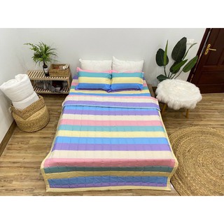 Bộ gra giường 3 món ( 1 gra + 2 vỏ gối nằm)