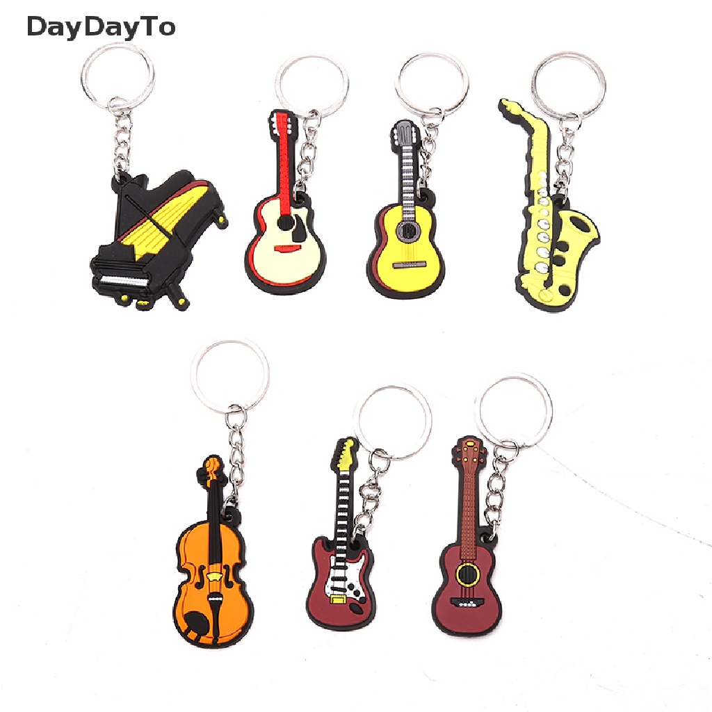 Móc Khóa Hình Đàn Ghita Mini Dễ Thương