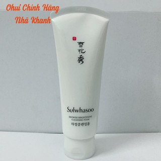 Sữa rửa mặt dưỡng trắng Sulwhasoo Snowise Brightening Cleansing Foam 150ml - Nhã Khanh Ohui