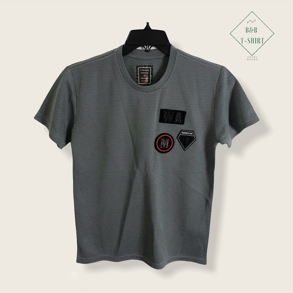 Áo Thun Trắng & Nâu Sọc & Cộc Tay 💞 DEAL CÓ HẠNG 💞 Áo Co Giãn, Cotton 4C