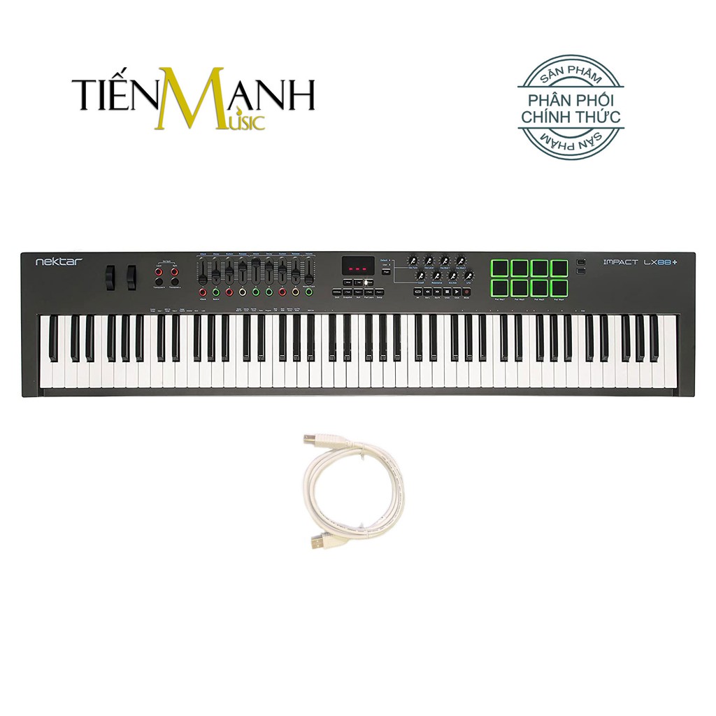 Nektar Impact LX88+ Midi Keyboard Controller 88 Phím Cảm ứng lực (Bàn phím sáng tác - Sản xuất âm nhạc Producer)