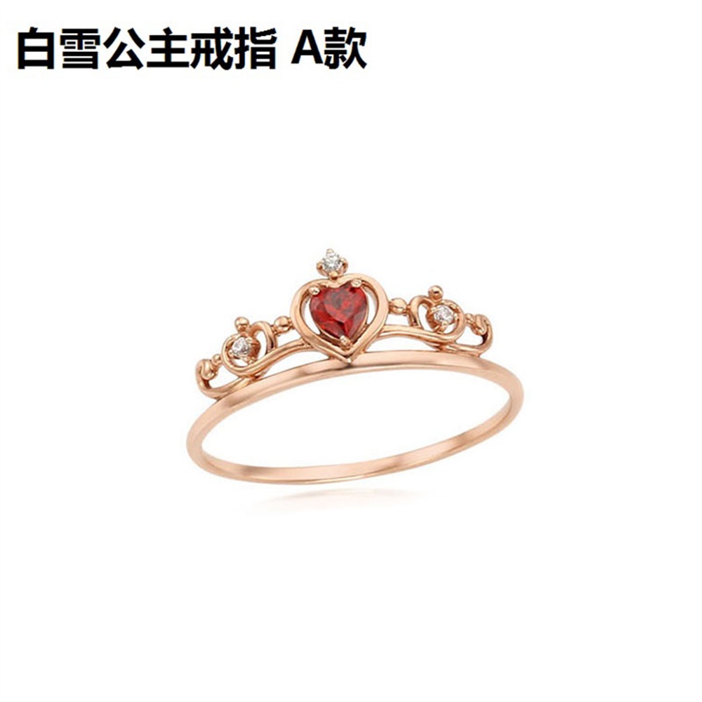 Nhẫn hình vương miện đính đá thời trang cho nữ