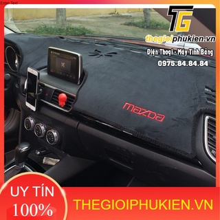 Mazda 3 - Thảm trải Taplo nhung lông cừu cao cấp xe ô tô