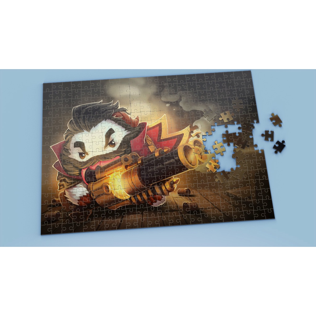 League of Legends Tranh ghép hình GRAVES - Mẫu 2 - Nhận in theo yêu cầu