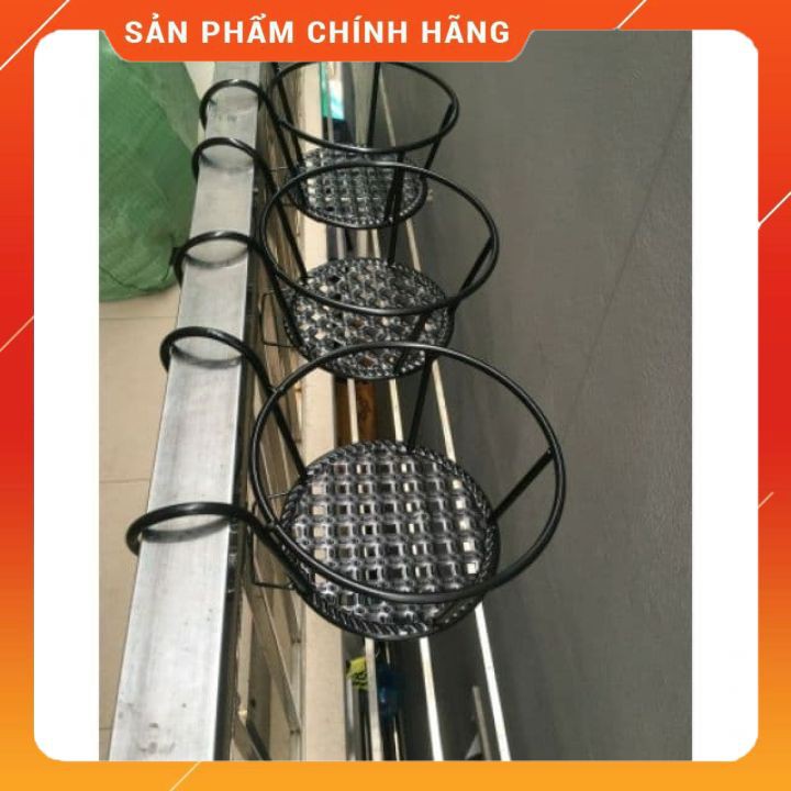 GIỎ SẮT TREO HOA BAN CÔNG - HÀNG ĐẸP SƠN TĨNH ĐIỆN [FREESHIP]